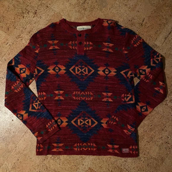 NWT Denim & Supply Aztec Sweater - Picture 6 of 7
